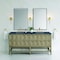 James Martin Vanities Emmeline 72in Double Vanity, Pebble Oak w/ 3 CM Charcoal Soapstone Top D100-V72-PBO-3CSP - alternate 5